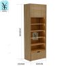 Wholesale stationary store retail display shelves single side MDF wood display shelves