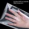 OPP self-adhesive bag transparent trumpet self-adhesive bag self-adhesive packaging 100 bags self-sealing bag ring small bag card jewelry bags can be customized