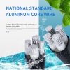  Flame retardant insulating plastics aluminium core wire multi-core wire for house using 3.3mm 4.3mm 9.2mm 14.3mm 22.2mm gages power cable