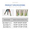  BLVVB2*2.5 aluminum sheath wire flame retardant insulation 2 core