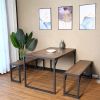 Popular Wooden Tabletop Dining Table & Chairs.