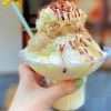 Net red disposable ice cream cup Thai thickened cotton ice cup stand firmly fried yogurt cup shaved ice cup packing bowl