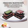 Disposable fruit box packaging box with lid fresh fruit cutting plate platter box plastic fruit plate (the price and style are subject to contact the seller)