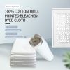  Cotton twill printed bleached dyed fabric