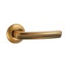 Classical Design Good Quality Zinc Alloy Door Handle on Rosette (Rose)