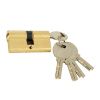 Euro Profile Brass Lock cylinder 5 Computer Keys