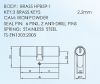 S Keyways Brass Double Function Emergency Lock cylinder