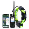 tr-dog Additional LED GPS Collar 9-Mile 20-Dog Expandable Waterproof Smartphone GPS Tracking &amp;amp; Training LED E-Collar with 2.5 Second Update Rate, No Subscription Fee, Free Satellite Map