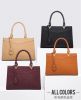 ISO BSCI custom logo pu leather designer handbags fashion luxury handbags sets for women tote bags ladies bags women handbags