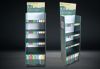 Cosmetic Paper Display Rack Supermarket Skin Care Product Paper Shelf, Paper Display Stand