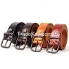 Vegetable Leather Men Belt Cowskin Waistband Men Vintage Leather Strap