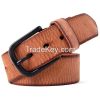 100% Real Leather Belt Male Cow Leather Men Belt Buckle