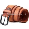 100% Real Leather Belt Male Cow Leather Men Belt Buckle