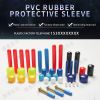 PVC protective cap screw protective sleeve plastic sleeve black soft rubber cap male thread pipe sleeve rubber protective sleeve (100 minimum order)ï¼Model consultation customer serviceï¼