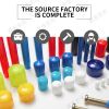 PVC protective cap screw protective sleeve plastic sleeve black soft rubber cap male thread pipe sleeve rubber protective sleeve (100 minimum order)ï¼Model consultation customer serviceï¼