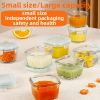 Bestfull Top Quality High Borosilicate Glass Food Storage Round Baby Food Container