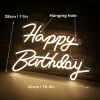 Happy Birthday Neon Si...