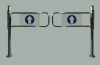 Dual Mechanical Swing Gate Supermarket Swing Gate Access Control Swing Barrier Gate Tunrstile Access Control System Qsjckq