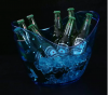 New Design Wholesale Multiple Colors Cooler Customized Acrylic Beer Plastic Ice Bucket