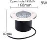 history discount buy one free one 9w 18w 6500K ac220v led underground light International export quality led recessed inground light