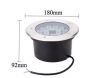 history discount buy one free one 9w 18w 6500K ac220v led underground light International export quality led recessed inground light