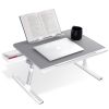  Original design folding table height adjustable desk bedside table portable laptop stand for bed standing laptop table
