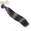 Silky Straight Human Hair Bundle Virgin Hair Weft Natural Black Color