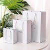 Custom Printed Brown Kraft Shopping Paper Bag With Handles