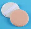 Round Shaped Soft Fluffy Makeup Loose Powder Puff Air Cushion Cosmetic Loose Powder white Fluffy Puff With Satin Ribbon