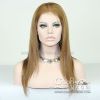 european virgin human hair wigs custom made ombre color straight full lace wigs