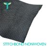 100% recycled Polyester stitchbond nonwoven material RPET Stitch Bond Non Woven fabric