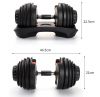 40KG  adjustable dumbbell