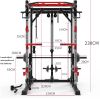 High Quality manufacturer home gym workout machine Multi-function Power Rack Smith Machine Squat Rack