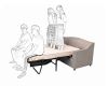 #3500 Hotel Bi-fold sofa bed mechanism