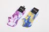 kids    tie  dye  crew   sock