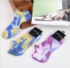 kids    tie  dye  crew   sock