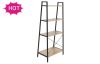 Four Layers Melamine Bookshelf with X Tube