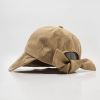 Landfond accessory Fashion Lady cotton canvas fabic bowknot cap