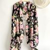 Landfond accessory Fashion Ladies flower print voile fabric scarf 