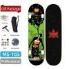 Skateboards Skate Board Kids Adults Canadian Maple Outdoor Fitness Equipment OEM Logo Customized Color 