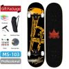 Skateboards Skate Board Kids Adults Canadian Maple Outdoor Fitness Equipment OEM Logo Customized Color 