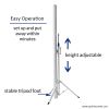 High Clear Portable Tripod Projection Screens Easy Assemble Outdoor Home Cinema