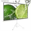 High Clear Portable Tripod Projection Screens Easy Assemble Outdoor Home Cinema