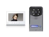 2 Wire Double Entrances Video Intercom System with Inner Talking and Open Delay Option