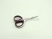 Stainless Steel Make-up Scissors With Soft Finger Rings