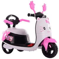 Cheap Cat Image Kid 6v Battery Powered Ride On Motorcycle Tricycle