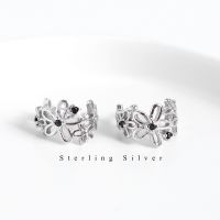 hot sale 925 sterling silver girls' clip earrings and  cuff earrings