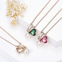 Pearls And Crystals Fashion Jewelry Sets For Women 