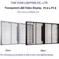 Transparent LED Video Display Screen Stage Background 