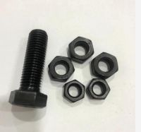 Fastener Din934 Hex Nuts And Bolts Carbon Steel M12 M16 M18 M20 M22 M24 Black/plain/zinc Plated 4.8/6.8/8.8 With Good Quality